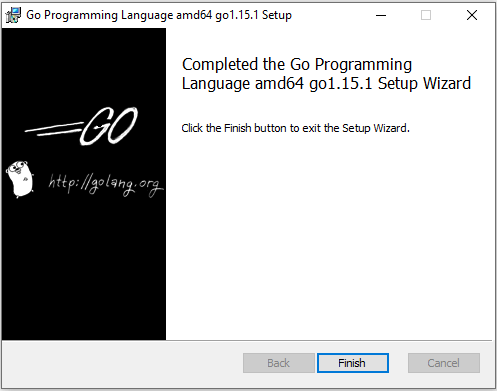 Go Installation Completed